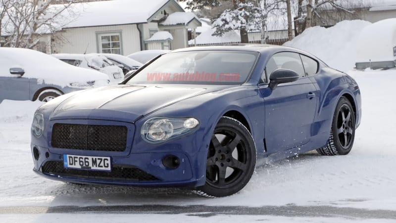 Prototype Bentley Continental GT bears EXP10-style taillights
